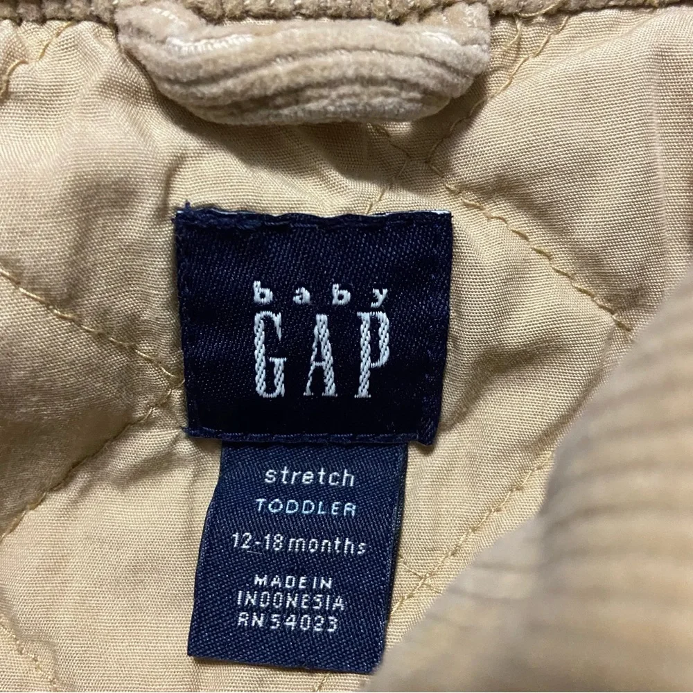 Baby Gap Corduroy Tan Jacket
